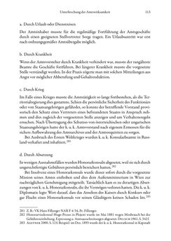 Image of the Page - 113 - in Die effektiven Konsuln Österreich(-Ungarns) von 1825-1918 - Ihre Ausbildung, Arbeitsverhältnisse und Biografien