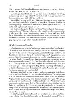 Image of the Page - 122 - in Die effektiven Konsuln Österreich(-Ungarns) von 1825-1918 - Ihre Ausbildung, Arbeitsverhältnisse und Biografien