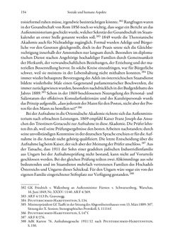 Image of the Page - 154 - in Die effektiven Konsuln Österreich(-Ungarns) von 1825-1918 - Ihre Ausbildung, Arbeitsverhältnisse und Biografien