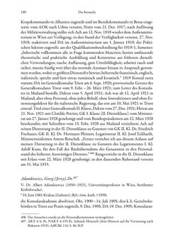 Image of the Page - 180 - in Die effektiven Konsuln Österreich(-Ungarns) von 1825-1918 - Ihre Ausbildung, Arbeitsverhältnisse und Biografien