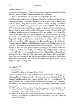 Image of the Page - 182 - in Die effektiven Konsuln Österreich(-Ungarns) von 1825-1918 - Ihre Ausbildung, Arbeitsverhältnisse und Biografien