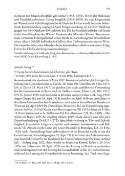 Image of the Page - 185 - in Die effektiven Konsuln Österreich(-Ungarns) von 1825-1918 - Ihre Ausbildung, Arbeitsverhältnisse und Biografien