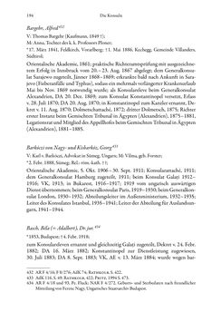 Bild der Seite - 194 - in Die effektiven Konsuln Österreich(-Ungarns) von 1825-1918 - Ihre Ausbildung, Arbeitsverhältnisse und Biografien