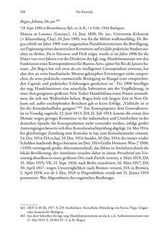 Image of the Page - 208 - in Die effektiven Konsuln Österreich(-Ungarns) von 1825-1918 - Ihre Ausbildung, Arbeitsverhältnisse und Biografien