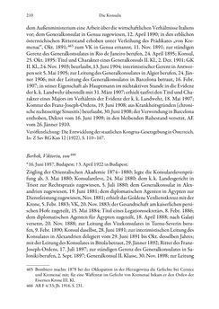 Image of the Page - 210 - in Die effektiven Konsuln Österreich(-Ungarns) von 1825-1918 - Ihre Ausbildung, Arbeitsverhältnisse und Biografien