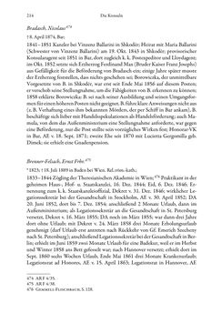 Image of the Page - 214 - in Die effektiven Konsuln Österreich(-Ungarns) von 1825-1918 - Ihre Ausbildung, Arbeitsverhältnisse und Biografien