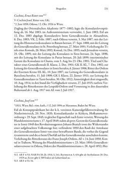 Bild der Seite - 231 - in Die effektiven Konsuln Österreich(-Ungarns) von 1825-1918 - Ihre Ausbildung, Arbeitsverhältnisse und Biografien