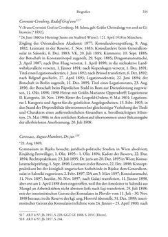 Image of the Page - 235 - in Die effektiven Konsuln Österreich(-Ungarns) von 1825-1918 - Ihre Ausbildung, Arbeitsverhältnisse und Biografien