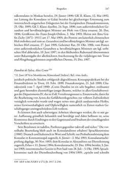 Image of the Page - 247 - in Die effektiven Konsuln Österreich(-Ungarns) von 1825-1918 - Ihre Ausbildung, Arbeitsverhältnisse und Biografien