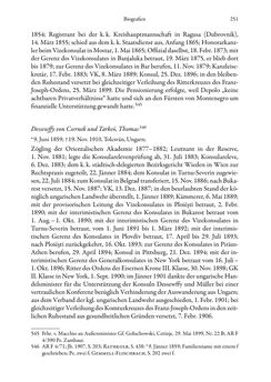 Image of the Page - 251 - in Die effektiven Konsuln Österreich(-Ungarns) von 1825-1918 - Ihre Ausbildung, Arbeitsverhältnisse und Biografien