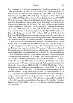 Image of the Page - 263 - in Die effektiven Konsuln Österreich(-Ungarns) von 1825-1918 - Ihre Ausbildung, Arbeitsverhältnisse und Biografien