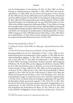 Image of the Page - 267 - in Die effektiven Konsuln Österreich(-Ungarns) von 1825-1918 - Ihre Ausbildung, Arbeitsverhältnisse und Biografien