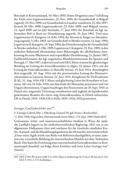 Image of the Page - 283 - in Die effektiven Konsuln Österreich(-Ungarns) von 1825-1918 - Ihre Ausbildung, Arbeitsverhältnisse und Biografien