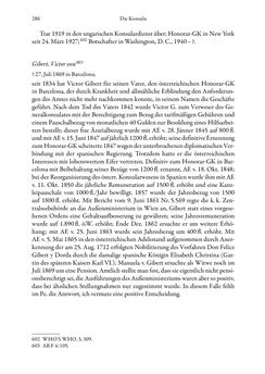 Image of the Page - 286 - in Die effektiven Konsuln Österreich(-Ungarns) von 1825-1918 - Ihre Ausbildung, Arbeitsverhältnisse und Biografien