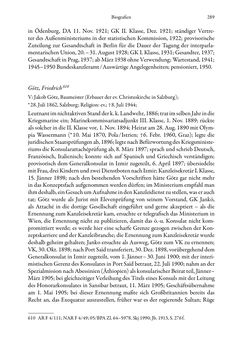 Image of the Page - 289 - in Die effektiven Konsuln Österreich(-Ungarns) von 1825-1918 - Ihre Ausbildung, Arbeitsverhältnisse und Biografien