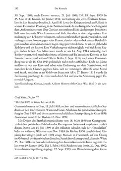 Image of the Page - 292 - in Die effektiven Konsuln Österreich(-Ungarns) von 1825-1918 - Ihre Ausbildung, Arbeitsverhältnisse und Biografien