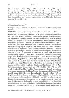 Image of the Page - 296 - in Die effektiven Konsuln Österreich(-Ungarns) von 1825-1918 - Ihre Ausbildung, Arbeitsverhältnisse und Biografien