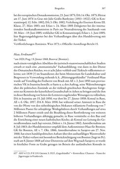 Image of the Page - 307 - in Die effektiven Konsuln Österreich(-Ungarns) von 1825-1918 - Ihre Ausbildung, Arbeitsverhältnisse und Biografien