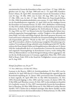 Bild der Seite - 330 - in Die effektiven Konsuln Österreich(-Ungarns) von 1825-1918 - Ihre Ausbildung, Arbeitsverhältnisse und Biografien