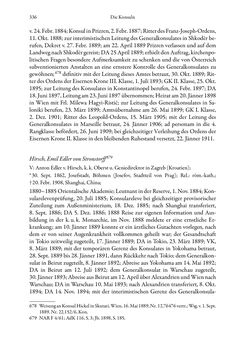 Bild der Seite - 336 - in Die effektiven Konsuln Österreich(-Ungarns) von 1825-1918 - Ihre Ausbildung, Arbeitsverhältnisse und Biografien
