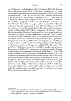 Bild der Seite - 339 - in Die effektiven Konsuln Österreich(-Ungarns) von 1825-1918 - Ihre Ausbildung, Arbeitsverhältnisse und Biografien