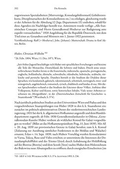 Bild der Seite - 352 - in Die effektiven Konsuln Österreich(-Ungarns) von 1825-1918 - Ihre Ausbildung, Arbeitsverhältnisse und Biografien