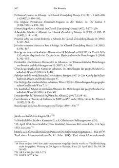 Bild der Seite - 362 - in Die effektiven Konsuln Österreich(-Ungarns) von 1825-1918 - Ihre Ausbildung, Arbeitsverhältnisse und Biografien