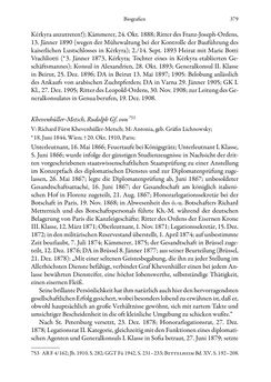 Image of the Page - 379 - in Die effektiven Konsuln Österreich(-Ungarns) von 1825-1918 - Ihre Ausbildung, Arbeitsverhältnisse und Biografien