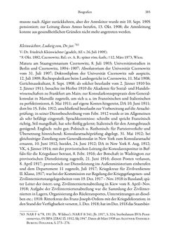 Image of the Page - 385 - in Die effektiven Konsuln Österreich(-Ungarns) von 1825-1918 - Ihre Ausbildung, Arbeitsverhältnisse und Biografien