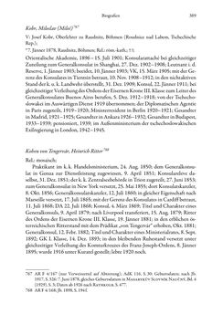 Image of the Page - 389 - in Die effektiven Konsuln Österreich(-Ungarns) von 1825-1918 - Ihre Ausbildung, Arbeitsverhältnisse und Biografien