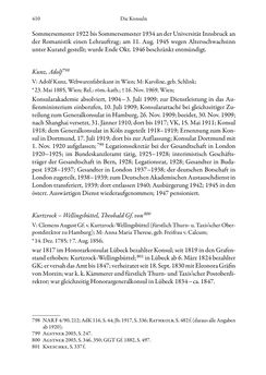 Image of the Page - 410 - in Die effektiven Konsuln Österreich(-Ungarns) von 1825-1918 - Ihre Ausbildung, Arbeitsverhältnisse und Biografien