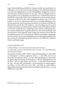 Image of the Page - 428 - in Die effektiven Konsuln Österreich(-Ungarns) von 1825-1918 - Ihre Ausbildung, Arbeitsverhältnisse und Biografien