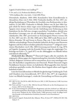 Image of the Page - 432 - in Die effektiven Konsuln Österreich(-Ungarns) von 1825-1918 - Ihre Ausbildung, Arbeitsverhältnisse und Biografien