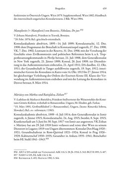 Image of the Page - 439 - in Die effektiven Konsuln Österreich(-Ungarns) von 1825-1918 - Ihre Ausbildung, Arbeitsverhältnisse und Biografien