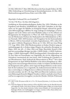 Image of the Page - 446 - in Die effektiven Konsuln Österreich(-Ungarns) von 1825-1918 - Ihre Ausbildung, Arbeitsverhältnisse und Biografien