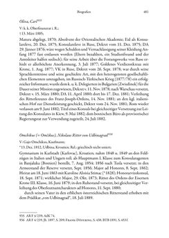 Image of the Page - 481 - in Die effektiven Konsuln Österreich(-Ungarns) von 1825-1918 - Ihre Ausbildung, Arbeitsverhältnisse und Biografien