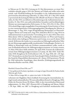 Image of the Page - 485 - in Die effektiven Konsuln Österreich(-Ungarns) von 1825-1918 - Ihre Ausbildung, Arbeitsverhältnisse und Biografien