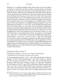 Image of the Page - 488 - in Die effektiven Konsuln Österreich(-Ungarns) von 1825-1918 - Ihre Ausbildung, Arbeitsverhältnisse und Biografien