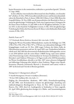 Image of the Page - 494 - in Die effektiven Konsuln Österreich(-Ungarns) von 1825-1918 - Ihre Ausbildung, Arbeitsverhältnisse und Biografien