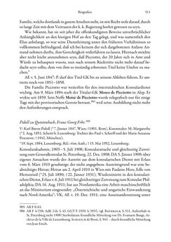 Image of the Page - 511 - in Die effektiven Konsuln Österreich(-Ungarns) von 1825-1918 - Ihre Ausbildung, Arbeitsverhältnisse und Biografien