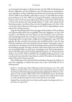 Image of the Page - 520 - in Die effektiven Konsuln Österreich(-Ungarns) von 1825-1918 - Ihre Ausbildung, Arbeitsverhältnisse und Biografien