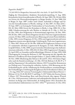 Image of the Page - 527 - in Die effektiven Konsuln Österreich(-Ungarns) von 1825-1918 - Ihre Ausbildung, Arbeitsverhältnisse und Biografien