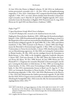 Image of the Page - 530 - in Die effektiven Konsuln Österreich(-Ungarns) von 1825-1918 - Ihre Ausbildung, Arbeitsverhältnisse und Biografien