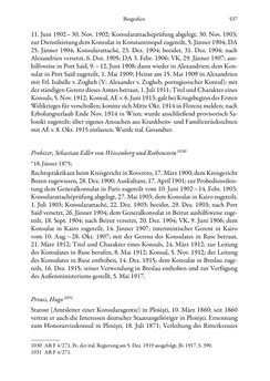 Image of the Page - 537 - in Die effektiven Konsuln Österreich(-Ungarns) von 1825-1918 - Ihre Ausbildung, Arbeitsverhältnisse und Biografien