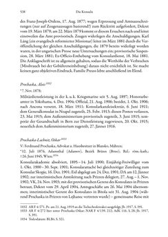 Image of the Page - 538 - in Die effektiven Konsuln Österreich(-Ungarns) von 1825-1918 - Ihre Ausbildung, Arbeitsverhältnisse und Biografien