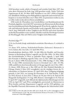Image of the Page - 542 - in Die effektiven Konsuln Österreich(-Ungarns) von 1825-1918 - Ihre Ausbildung, Arbeitsverhältnisse und Biografien