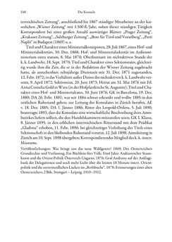 Bild der Seite - 548 - in Die effektiven Konsuln Österreich(-Ungarns) von 1825-1918 - Ihre Ausbildung, Arbeitsverhältnisse und Biografien