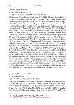 Bild der Seite - 550 - in Die effektiven Konsuln Österreich(-Ungarns) von 1825-1918 - Ihre Ausbildung, Arbeitsverhältnisse und Biografien