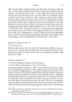 Bild der Seite - 551 - in Die effektiven Konsuln Österreich(-Ungarns) von 1825-1918 - Ihre Ausbildung, Arbeitsverhältnisse und Biografien