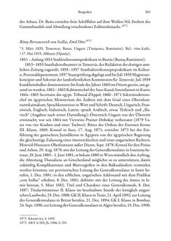 Image of the Page - 565 - in Die effektiven Konsuln Österreich(-Ungarns) von 1825-1918 - Ihre Ausbildung, Arbeitsverhältnisse und Biografien